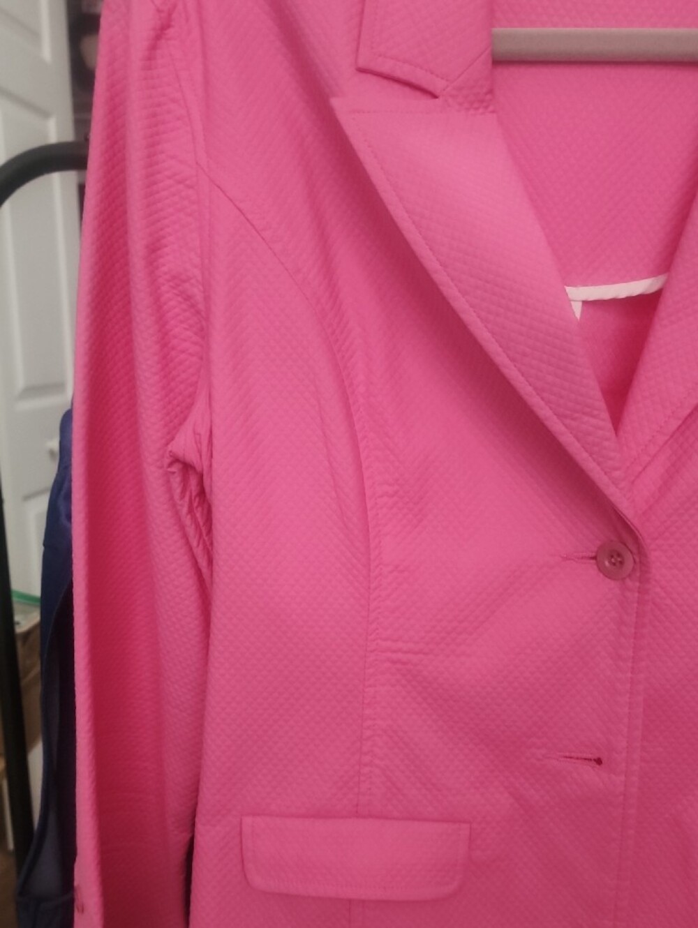 Lilly Pulitzer Hot Pink Single-Button Blazer - Picture 3 of 10